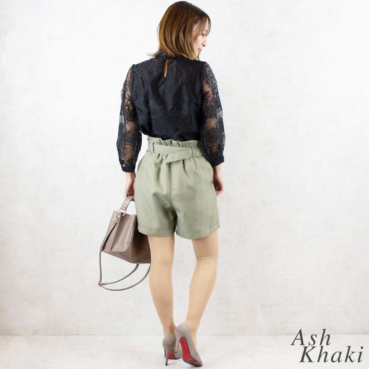 センタープレスショートパンツ | A.NATALY | 詳細画像1 