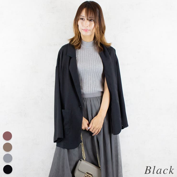 ブラック | テーラードジャケット | A.NATALY