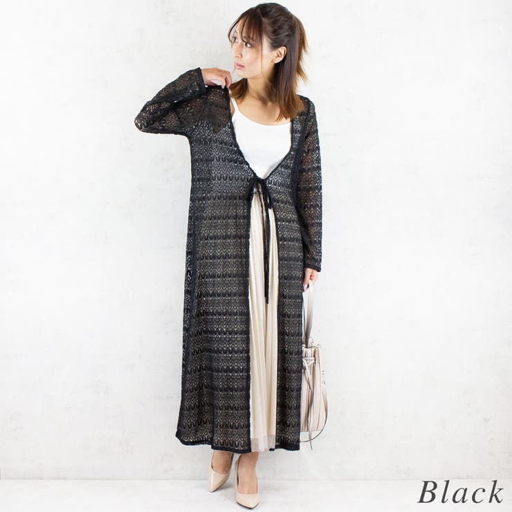 フロントリボンロングカーディガン | A.NATALY | 詳細画像8 