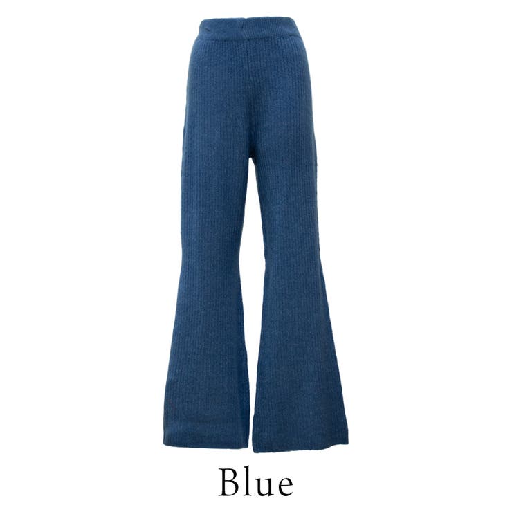 杢ストレッチリブフレアパンツ | A.NATALY | 詳細画像11 