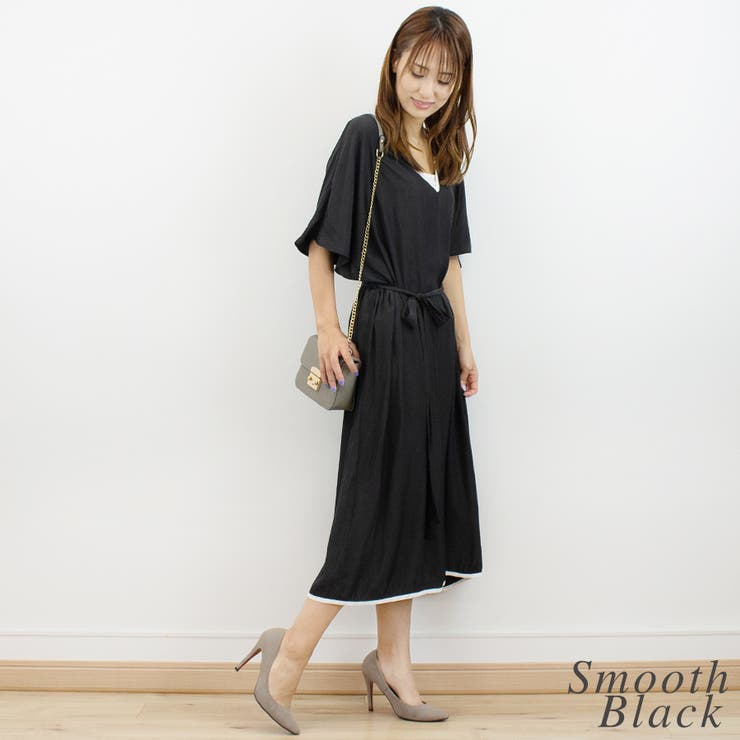 Vネックルーズワンピース | A.NATALY | 詳細画像7