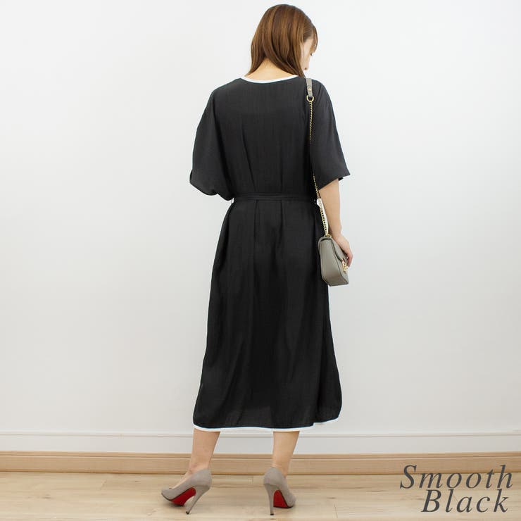 Vネックルーズワンピース | A.NATALY | 詳細画像8