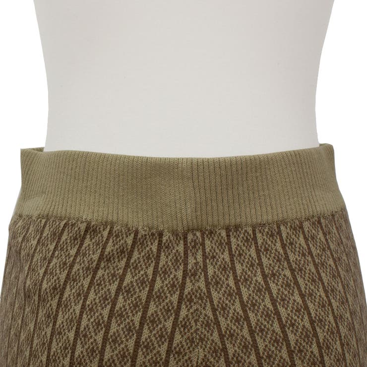 アクリルジャガードストレートパンツ | A.NATALY | 詳細画像10 