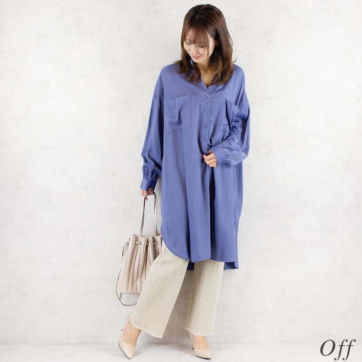 アクリルジャガードストレートパンツ | A.NATALY | 詳細画像4 