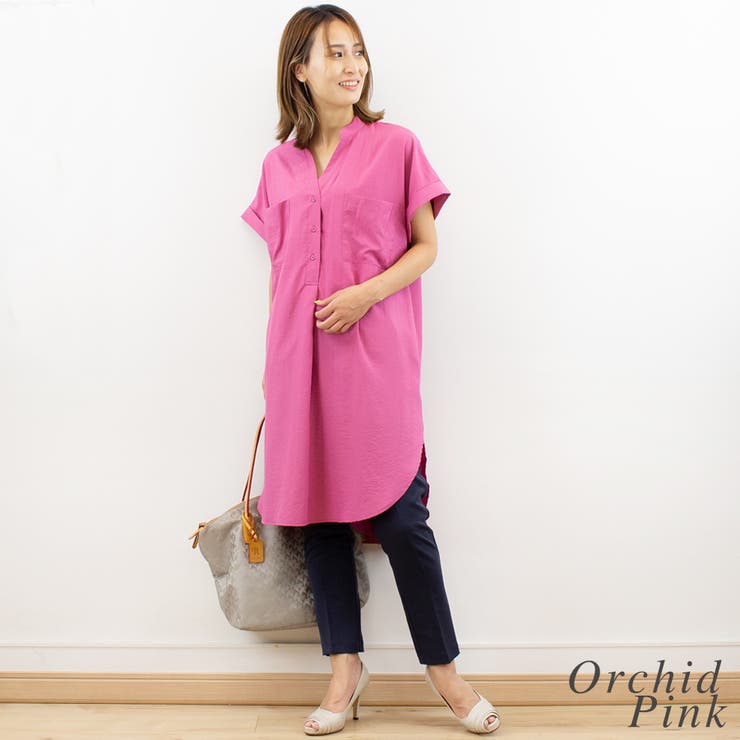 ツーポケスキッパーロングシャツ | A.NATALY | 詳細画像1 