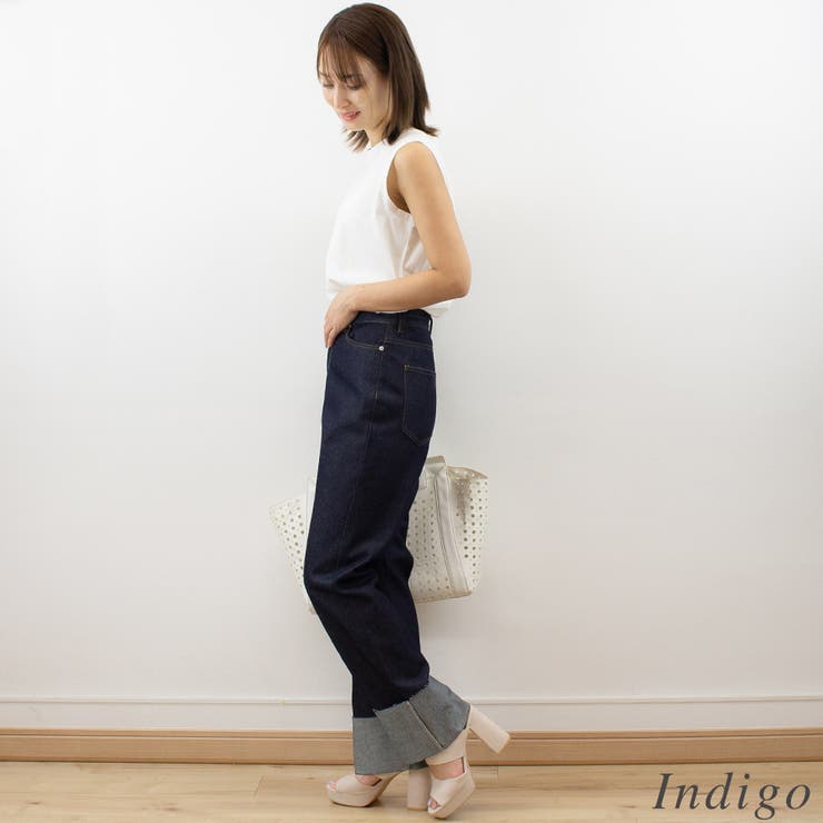 デニムロールUPパンツ | A.NATALY | 詳細画像1 