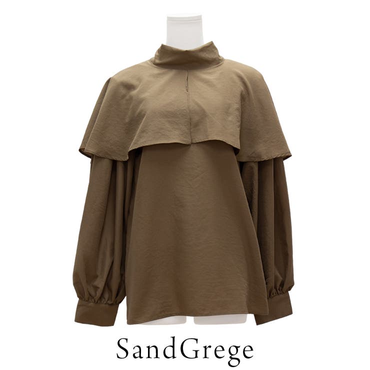 バックリボンケープブラウス | A.NATALY | 詳細画像10 