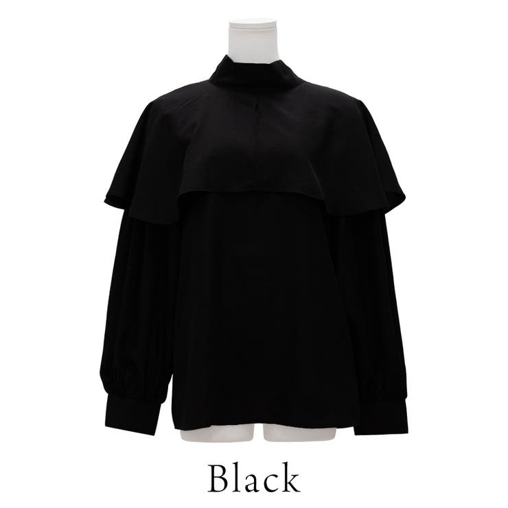 バックリボンケープブラウス | A.NATALY | 詳細画像12 