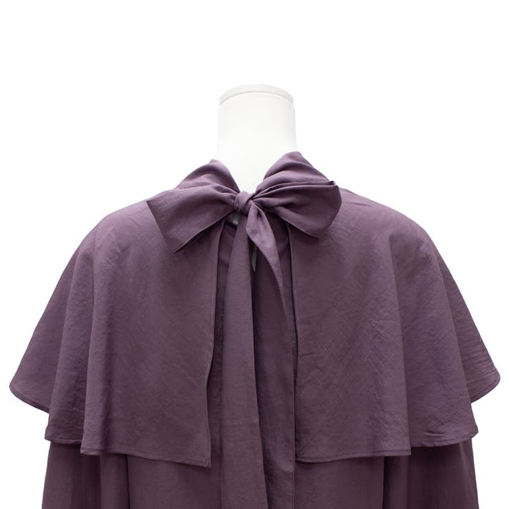 バックリボンケープブラウス | A.NATALY | 詳細画像16 