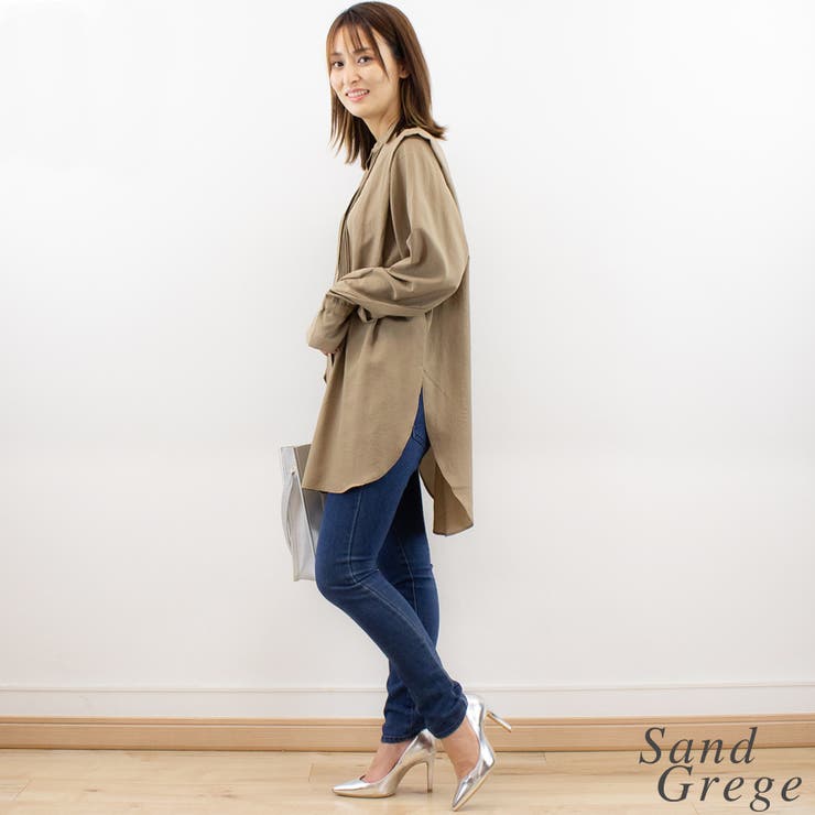 ピンタックブザムシャツブラウス | A.NATALY | 詳細画像6 