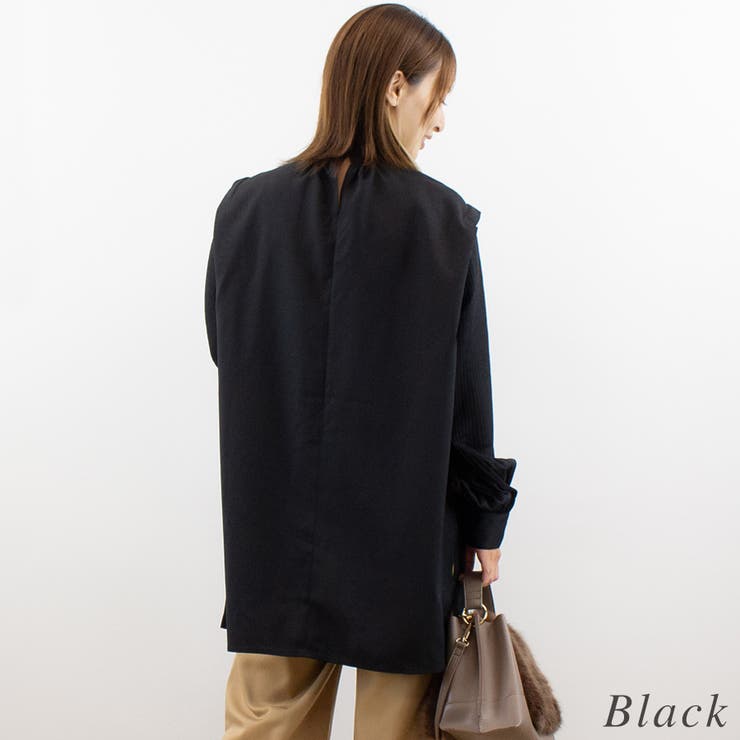 プリーツスリーブブラウス | A.NATALY | 詳細画像7 