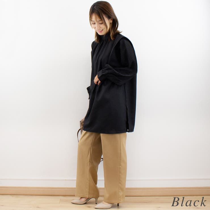 プリーツスリーブブラウス | A.NATALY | 詳細画像8 