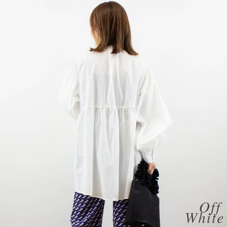 ワンティアードシャツブラウス | A.NATALY | 詳細画像3 