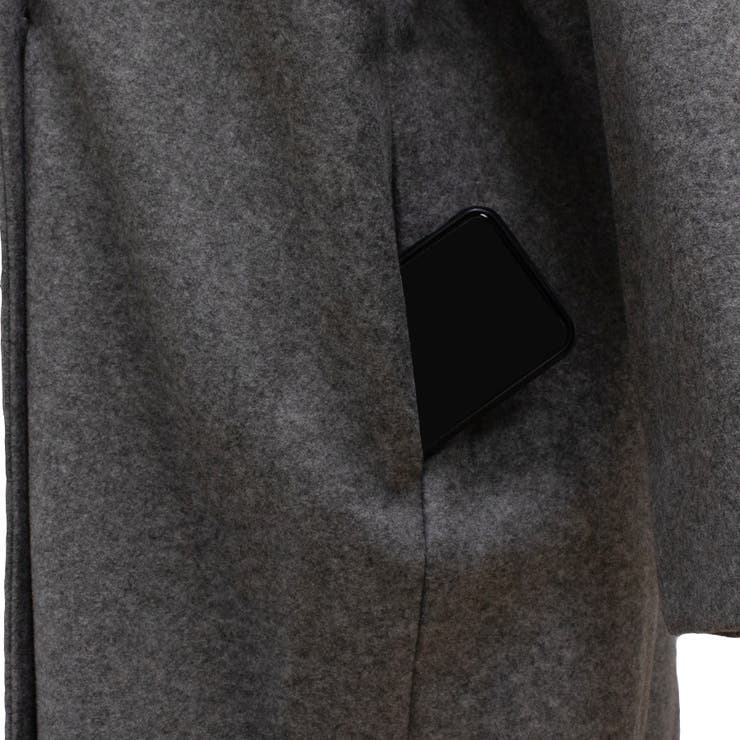 フェイクウールダブルチェスターコート | A.NATALY | 詳細画像17 