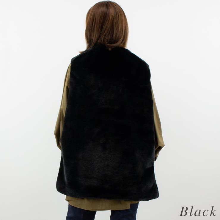 フェイクファーミドル丈ジレ | A.NATALY | 詳細画像7