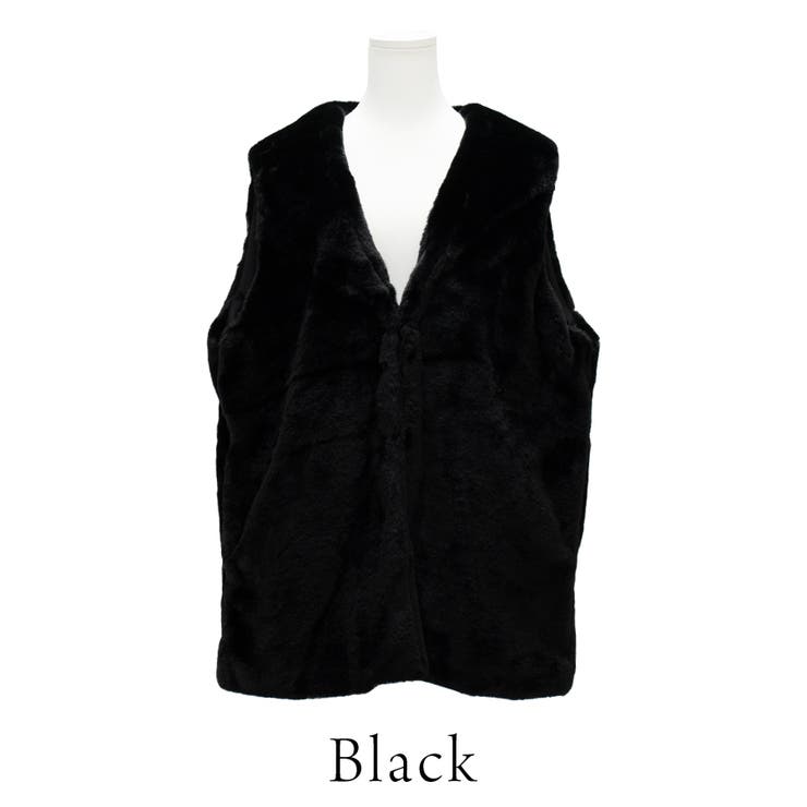 フェイクファーミドル丈ジレ | A.NATALY | 詳細画像12