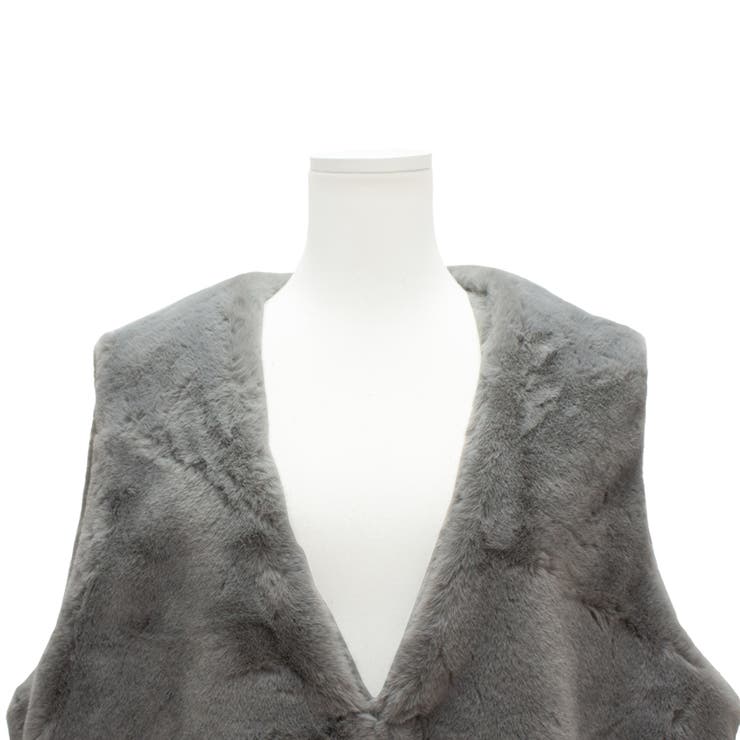 フェイクファーミドル丈ジレ | A.NATALY | 詳細画像15