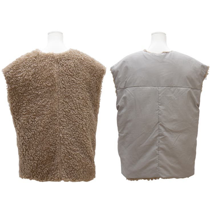 リングファー×オフトンリバーシブルベスト | A.NATALY | 詳細画像26 