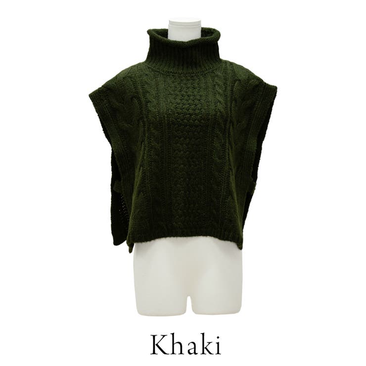 モヘアタッチケーブルクロップドベスト | A.NATALY | 詳細画像10 