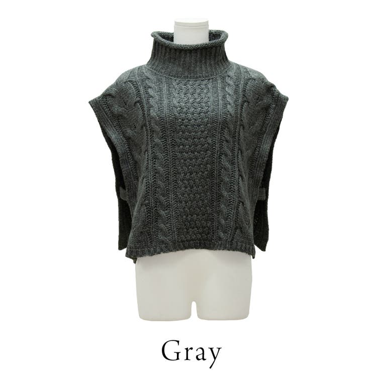 モヘアタッチケーブルクロップドベスト | A.NATALY | 詳細画像11 