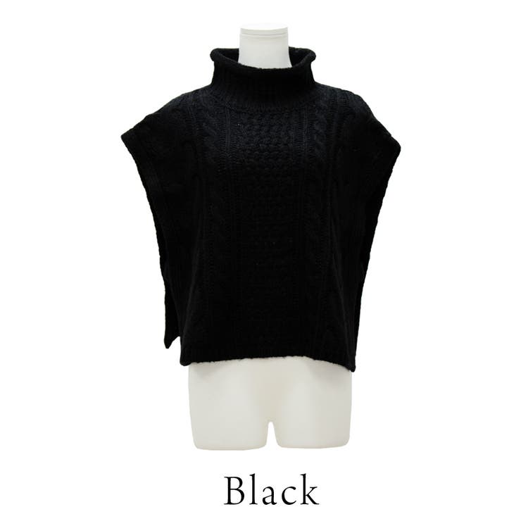 モヘアタッチケーブルクロップドベスト | A.NATALY | 詳細画像12 