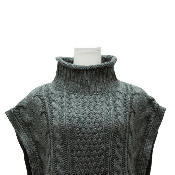 モヘアタッチケーブルクロップドベスト | A.NATALY | 詳細画像15 