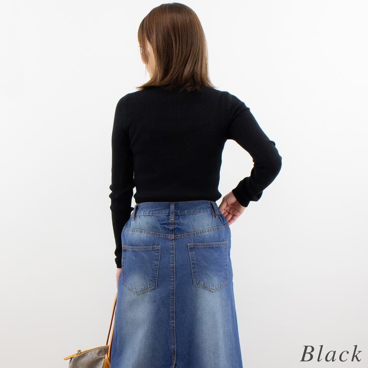 リブショートタートルプルオーバー | A.NATALY | 詳細画像7 