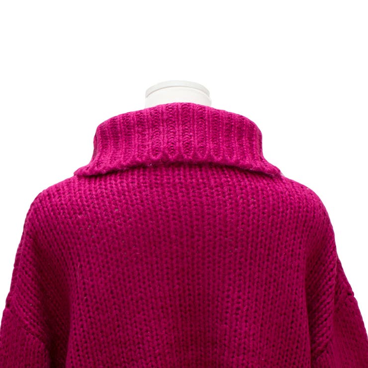 起毛糸ハーフジップニット | A.NATALY | 詳細画像16 