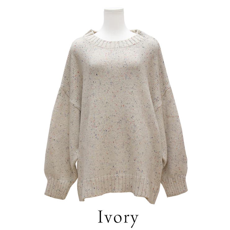 ミックス糸チュニックニット | A.NATALY | 詳細画像9 