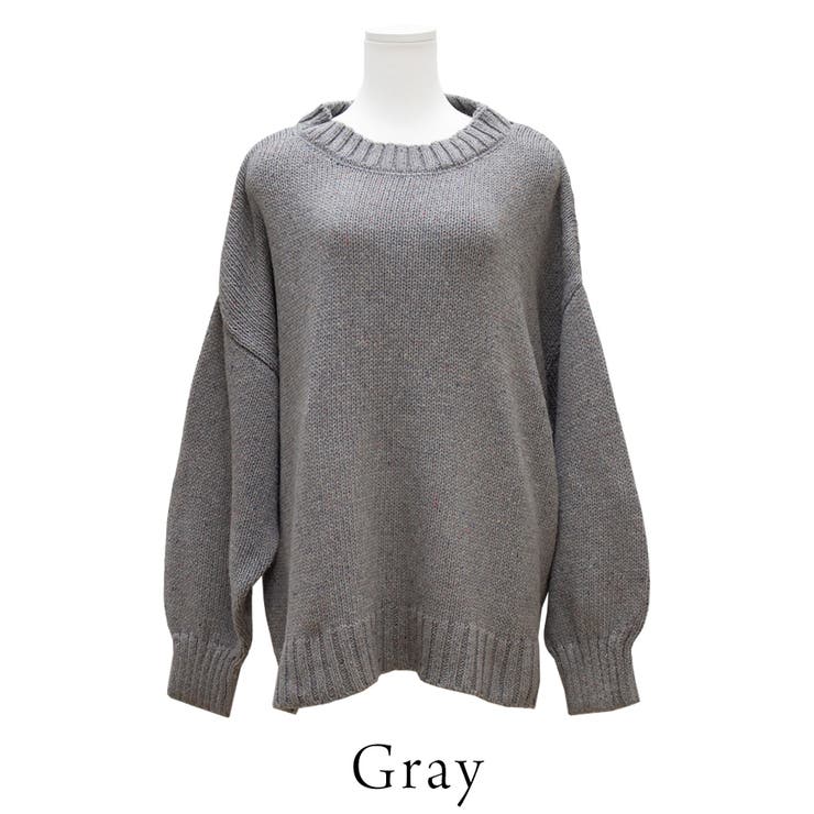 ミックス糸チュニックニット | A.NATALY | 詳細画像12 