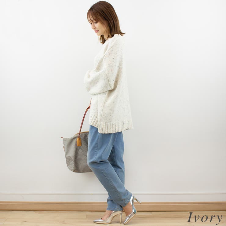 ミックス糸チュニックニット | A.NATALY | 詳細画像4 