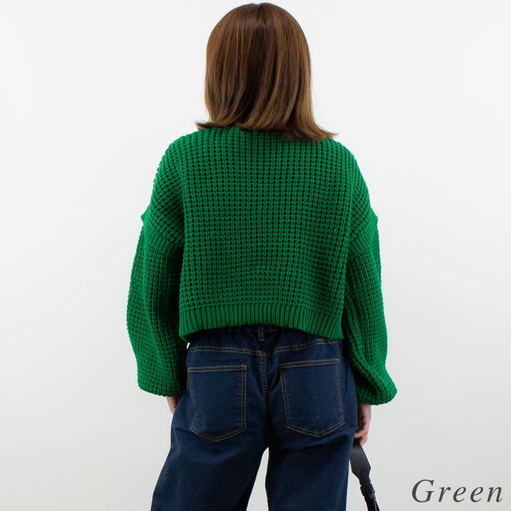 ワッフル編みニット | A.NATALY | 詳細画像3 