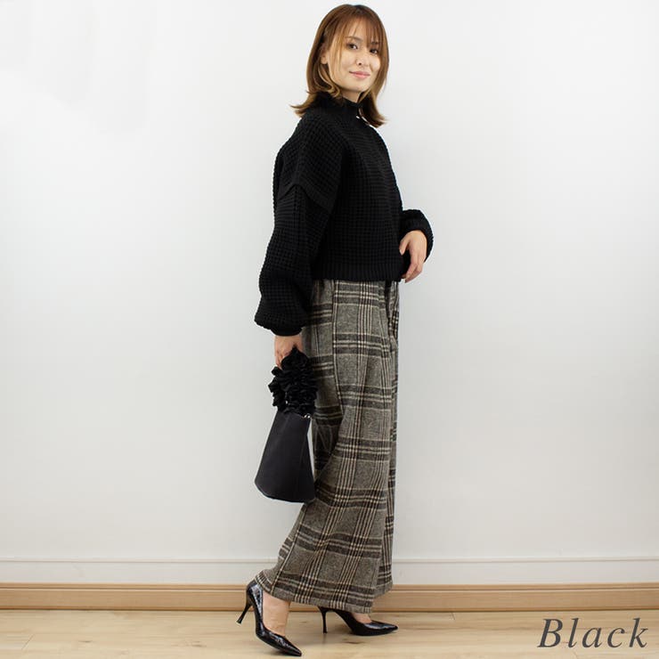 ワッフル編みニット | A.NATALY | 詳細画像6 