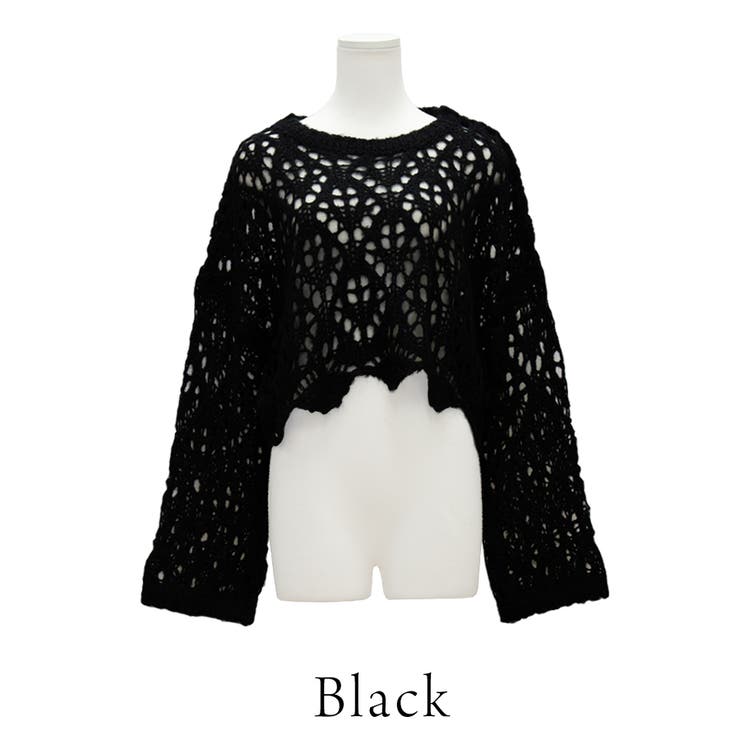 ♦︎新品♦︎Lallia Mu♦︎シアーネックスイッチニット♦︎ブラック♦︎ シアーネックスイッチニット – Lallia Mù