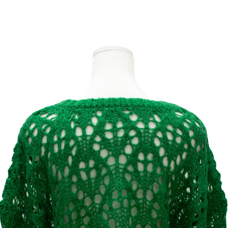 起毛糸透かし編みニット | A.NATALY | 詳細画像16 