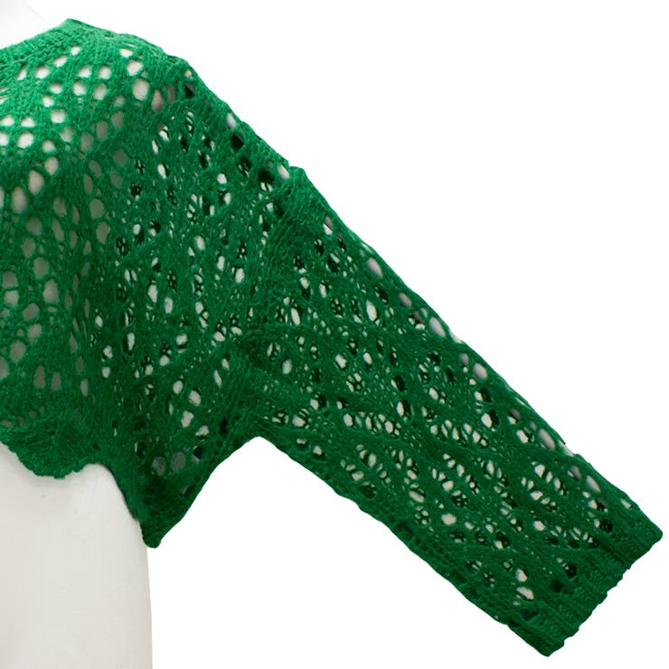 起毛糸透かし編みニット | A.NATALY | 詳細画像17 