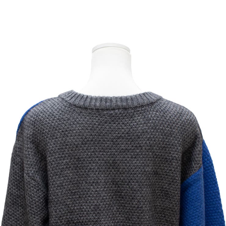 アルパカタッチ配色ニットプルオーバー | A.NATALY | 詳細画像16 