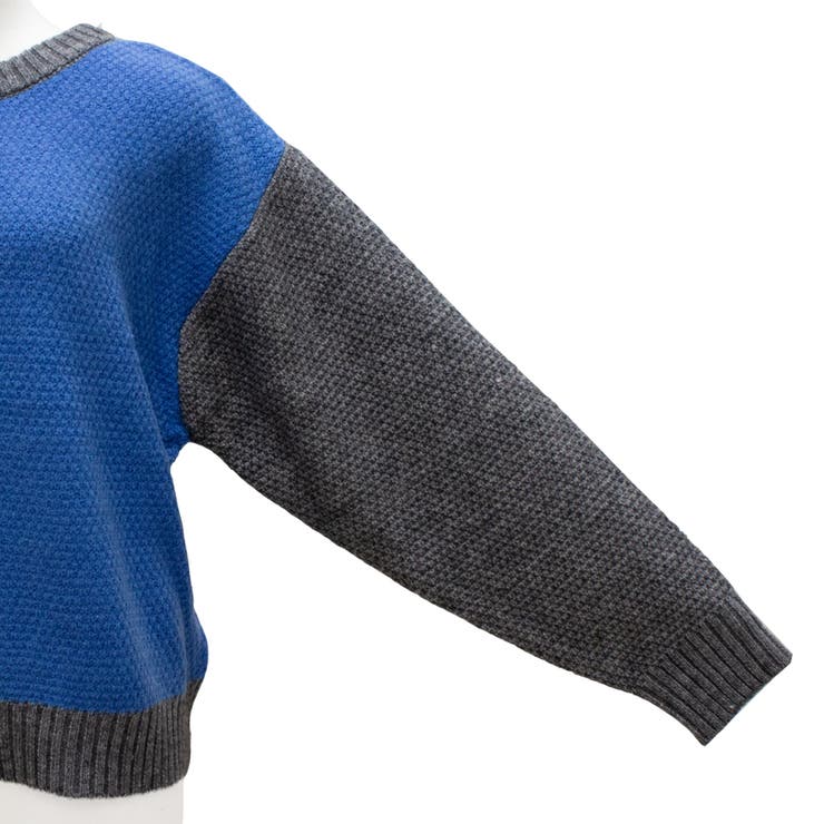 アルパカタッチ配色ニットプルオーバー | A.NATALY | 詳細画像17 