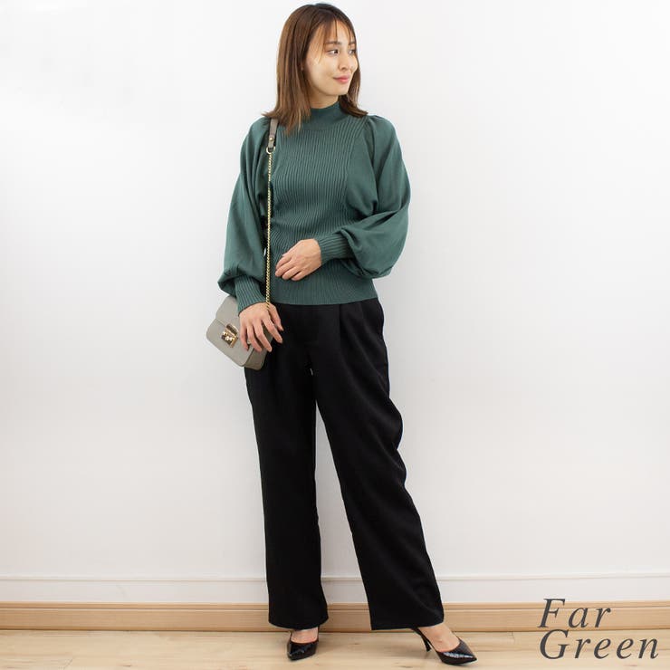 ボリュームスリーブニットプルオーバー | A.NATALY | 詳細画像2 