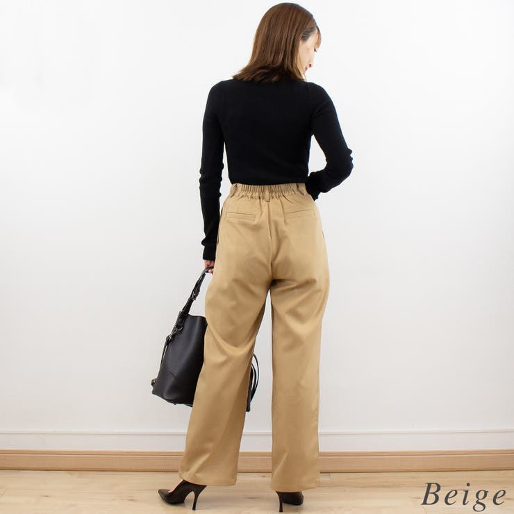 ツイル２タックパンツ | A.NATALY | 詳細画像2 