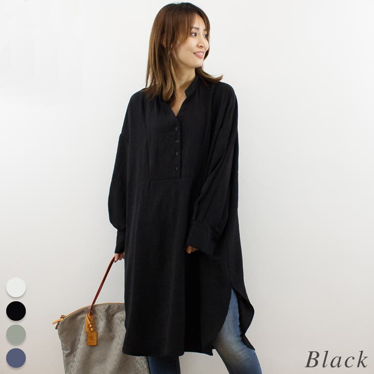 バックボタンフライヘンリースキッパーシャツ | A.NATALY | 詳細画像7 