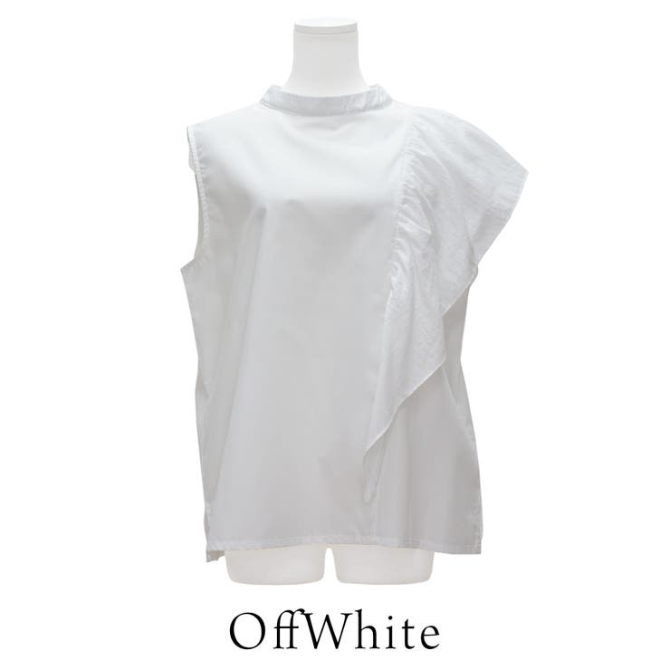 アシメフリルノースリーブブラウス | A.NATALY | 詳細画像9 