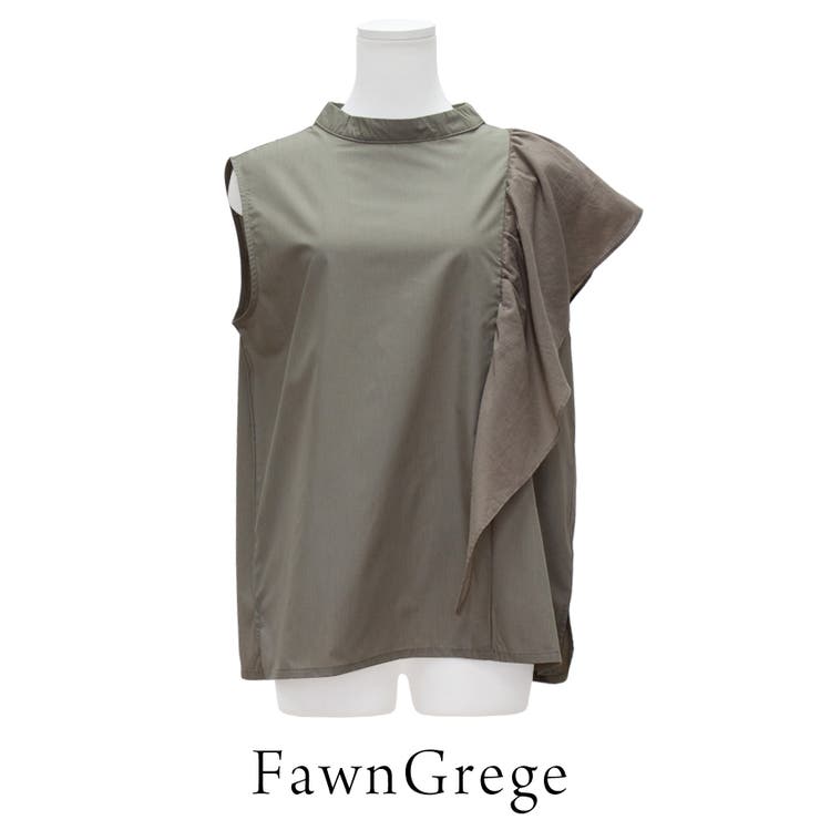 アシメフリルノースリーブブラウス | A.NATALY | 詳細画像10 