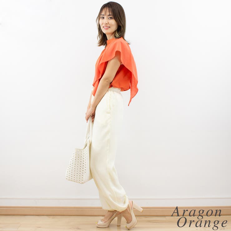 アシメフリルノースリーブブラウス | A.NATALY | 詳細画像2 