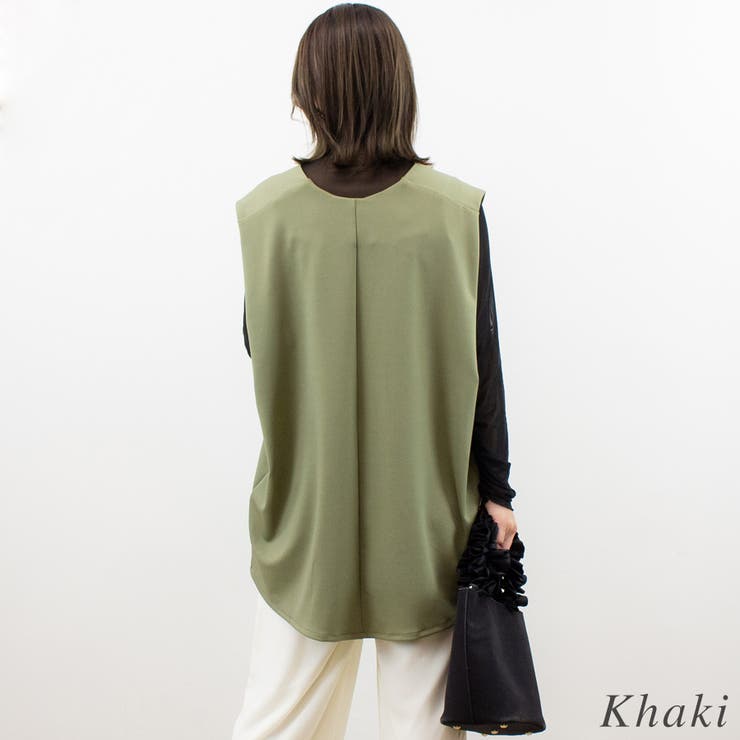 ポンチサイドタックベスト | A.NATALY | 詳細画像1 