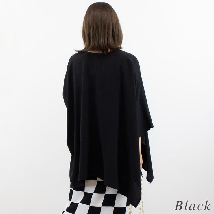 ルーズポンチョ | A.NATALY | 詳細画像7 