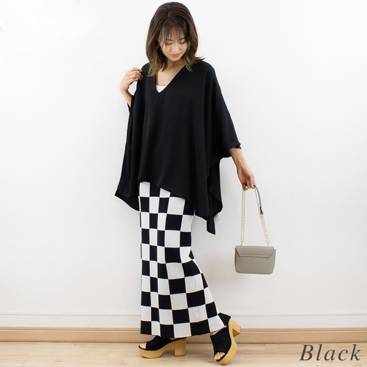 ルーズポンチョ | A.NATALY | 詳細画像8 