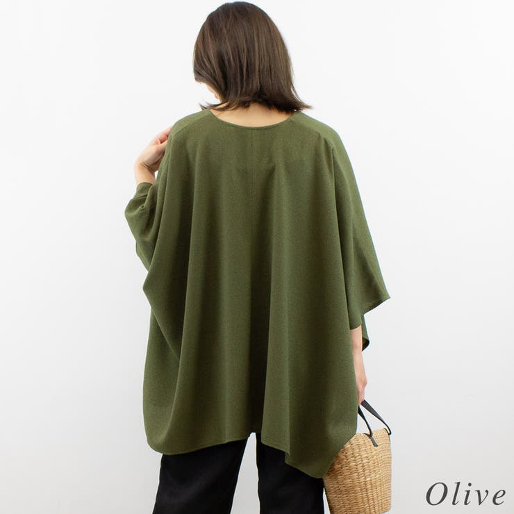 ルーズポンチョ | A.NATALY | 詳細画像3 