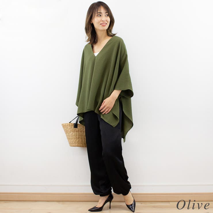 ルーズポンチョ | A.NATALY | 詳細画像4 