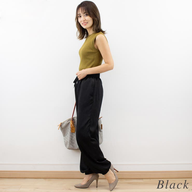 サテンジョガーパンツ | A.NATALY | 詳細画像7 